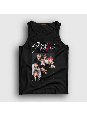 Presmono Unisex Siyah Band Stray Kids Atlet