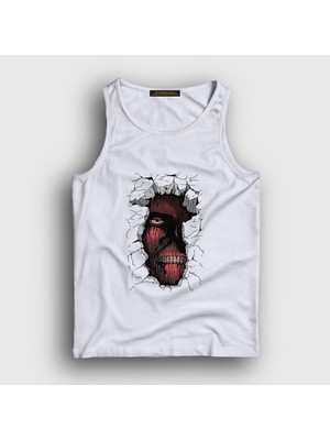 Presmono Unisex Beyaz Wall Anime Attack On Titan Atlet