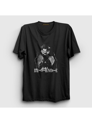 Presmono Unisex Siyah Ryuk Anime Death Note T-Shirt