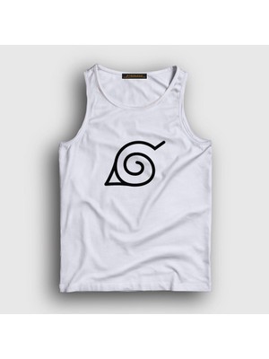 Presmono Unisex Beyaz Konoha Anime Naruto Atlet