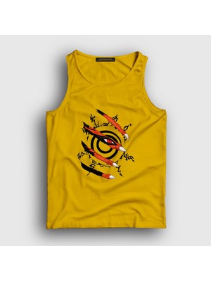 Presmono Unisex Sarı Kyuubi Anime Naruto Atlet