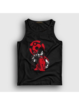 Presmono Unisex Siyah Madara Anime Naruto Atlet