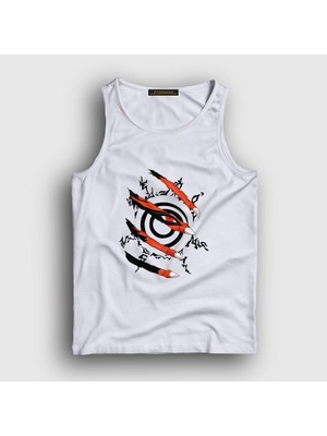 Presmono Unisex Beyaz Kyuubi Anime Naruto Atlet