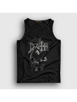 Presmono Unisex Siyah Chuck Schuldiner Death Atlet