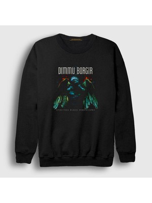 Presmono Unisex Siyah Dimensions Dimmu Borgir Sweatshirt
