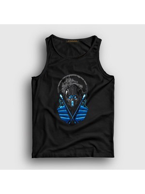 Presmono Unisex Siyah Sub Zero V3 Mortal Kombat Atlet