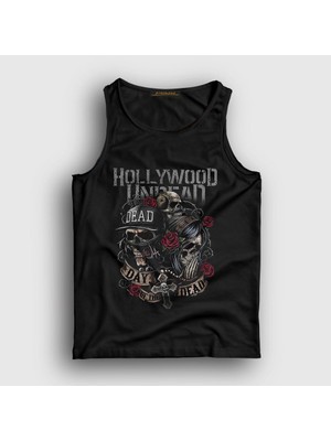 Presmono Unisex Siyah Dead Hollywood Undead Atlet