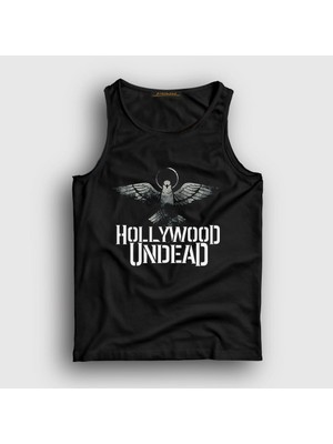 Presmono Unisex Siyah Empire Hollywood Undead Atlet
