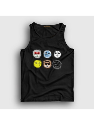 Presmono Unisex Siyah Masks V2 Hollywood Undead Atlet