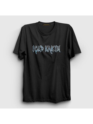 Presmono Unisex Siyah Logo V2 Iced Earth T-Shirt