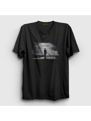 Presmono Unisex Siyah Dark Insomnium T-Shirt