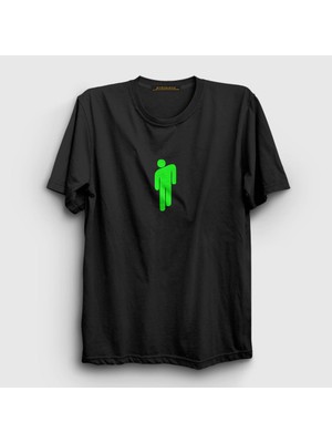 Presmono Unisex Siyah Blohsh Billie Eilish T-Shirt