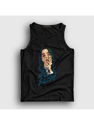 Presmono Unisex Siyah Over Billie Eilish Atlet