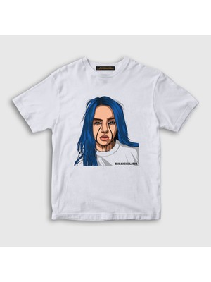 Presmono Unisex Çocuk Beyaz Party's Over Billie Eilish T-Shirt