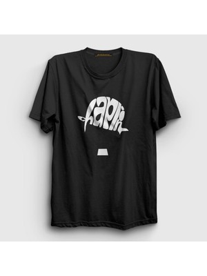 Presmono Unisex Siyah Hat Charlie Chaplin T-Shirt