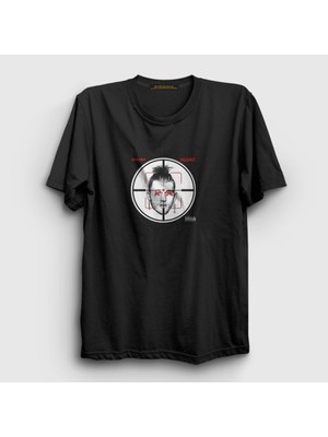 Presmono Unisex Siyah Killshot Eminem T-Shirt