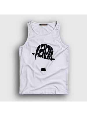 Presmono Unisex Beyaz Hat Charlie Chaplin Atlet
