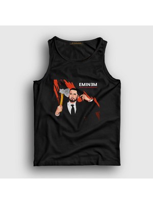 Presmono Unisex Siyah Murdered Eminem Atlet