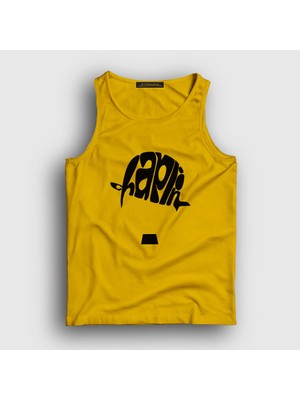 Presmono Unisex Sarı Hat Charlie Chaplin Atlet