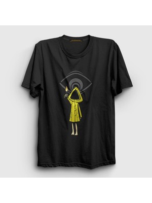 Presmono Unisex Siyah Six Little Nightmares T-Shirt
