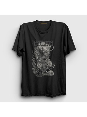 Presmono Unisex Siyah Legend Mastodon T-Shirt