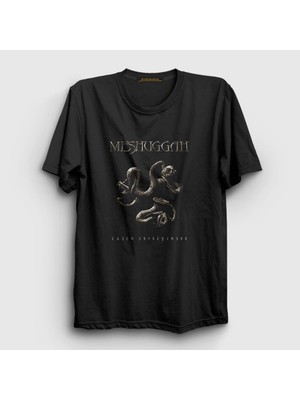 Presmono Unisex Siyah Catch 33 Meshuggah T-Shirt