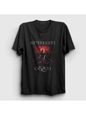 Presmono Unisex Siyah Obzen Meshuggah T-Shirt