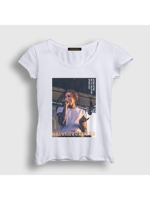 Presmono Kadın Beyaz Jesse Rutherford The Neighbourhood T-Shirt