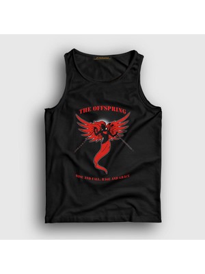 Presmono Unisex Siyah Angel The Offspring Atlet