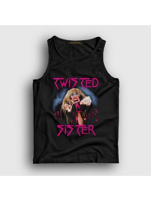 Presmono Unisex Siyah Twisted Sister Atlet
