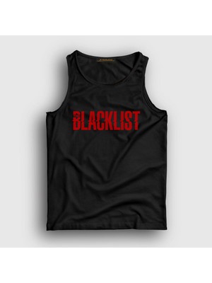 Presmono Unisex Siyah Logo The Blacklist Atlet