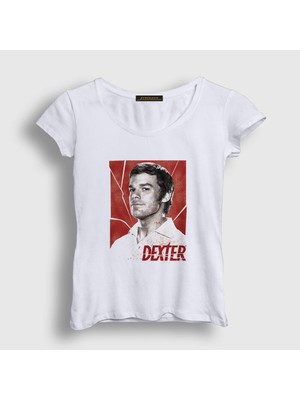 Presmono Kadın Beyaz Morgan Dexter T-Shirt