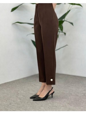 Sentez SZ-5566 Paradise Paça Düğme Pensli Pantolon #12-25#