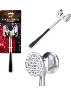 Savarga Çift Başlı - Komple Metal Paslanmaz Çelik Et Dövecek (4801)