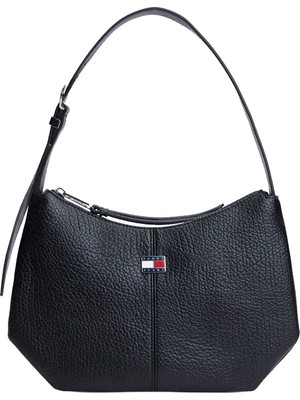 Tommy Hilfiger Siyah Kadın Omuz Çantası Tjw Slouchy Cıty Shoulder Bag