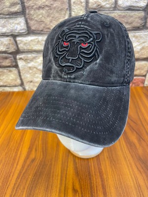 Hamze Kaplan Nakışlı Ithal Yıkamalı Gabardin Unisex Cap Şapka