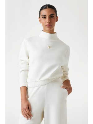 Guess Yüksek Yakalı Sweatshirt V4YQ05KCAY2