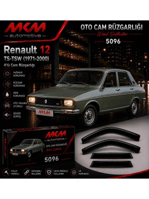 Mkm Renault 12 TS-TSW (1971-2000) Uyumlu 4'lü Cam Rüzgarlığı Takımı