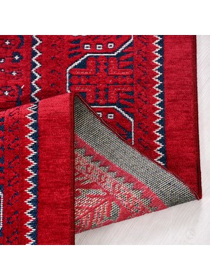 Anatolia Anatolıa Halı Sahra -Kırmızı -Oturma Odası, Salon-Kolay Temizlenebilir