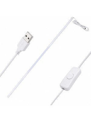 Powermaster PM-28749 DC5V-20W 96 LED 100CM 6500K Alüminyum Kasa Seyyar USB Çubuk LED