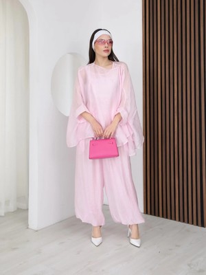 Nazzain Oversize Tül Gömlek