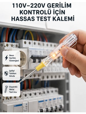 Aparim Profesyonel Neon Test Kalemi