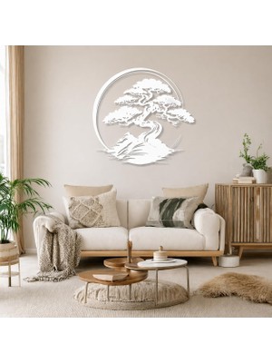 Asitan Minimalist Metal Duvar Dekoru – Modern Salon ve Ofis Süsü