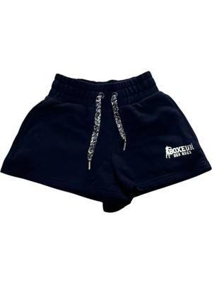 Boxeur Des Rues White Essential Shorts Black-Gold