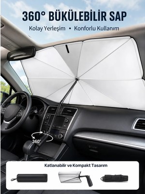 Aparim Pratik Ön Cam Güneşliği – Geniş Kapsama Alanı, Kolay Saklama Yeni Nesil