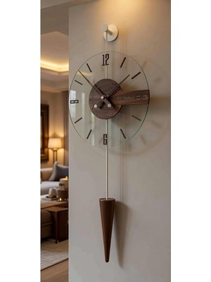 Asitan Metaquartz Aksesuar Ekru Gravity Ceviz - (Kırılmaz Tamper Cam) - Büyük Boy (33X85CM) - Metal (Mob�