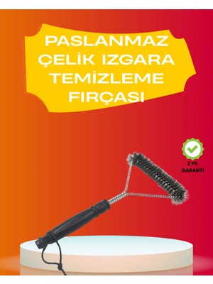Aparim Mangal Izgara Temizleme Fırçası Pas Tutmaz Çelik Telli