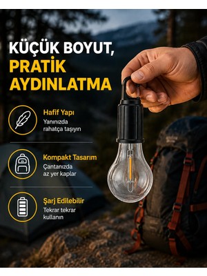 Aparim Su Geçirmez Dış Mekan LED Çadır Işığı