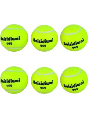 Aparim Dayanıklı Tenis Topu 6’lı Set Yüksek Zıplama ve Uzun Ömür
