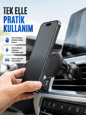 Aparim Güçlü Manyetik Araç Içi Telefon Tutucu Universal Telefon Standı